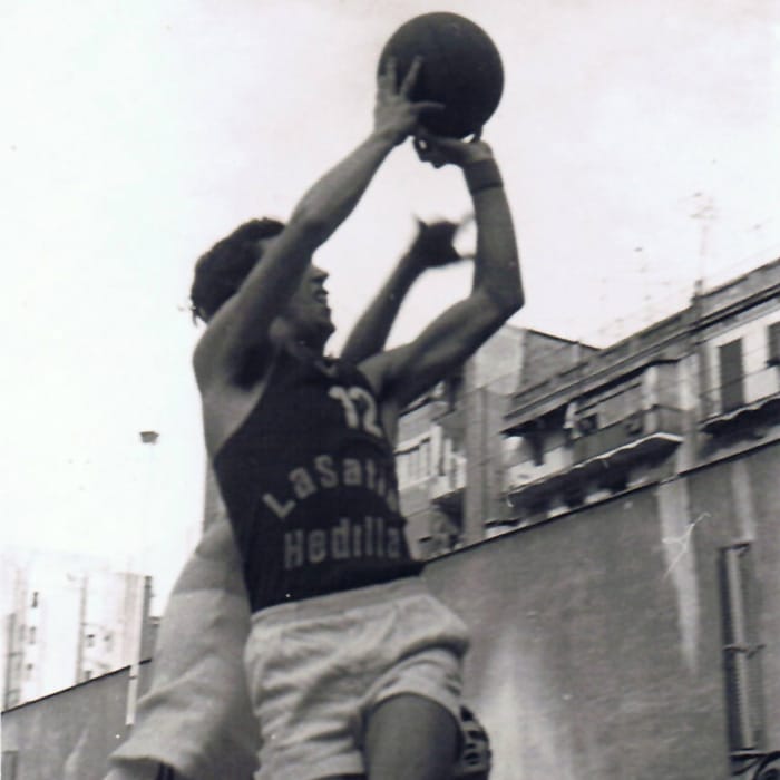 imatge antiga del Club Bàsquet La Salle Horta
