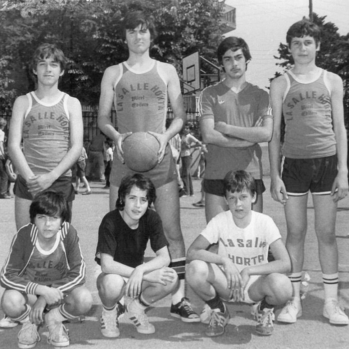 imatge antiga del Club Bàsquet La Salle Horta