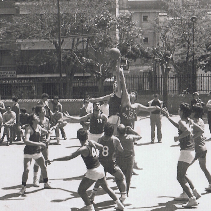 imatge antiga del Club Bàsquet La Salle Horta