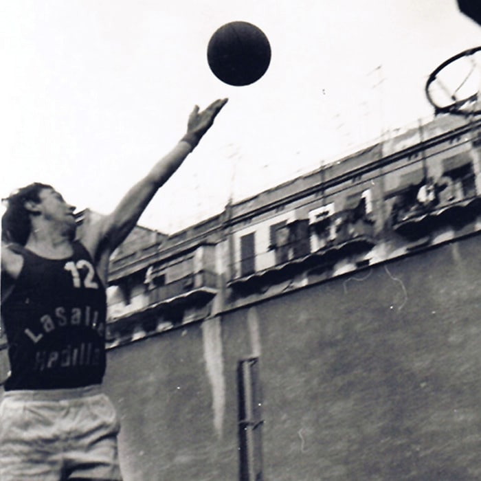 imatge antiga del Club Bàsquet La Salle Horta