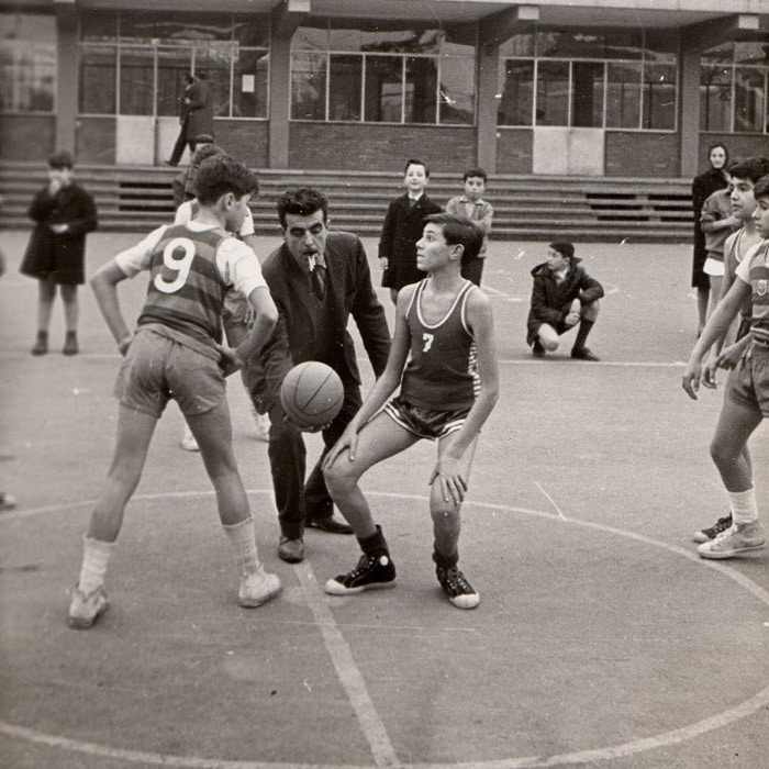 imatge antiga del Club Bàsquet La Salle Horta