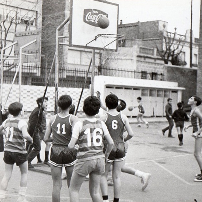 imatge antiga del Club Bàsquet La Salle Horta